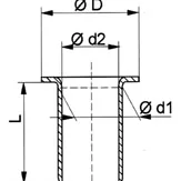 Malje nr 272 messing